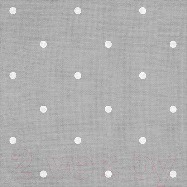 Изображение товара Простыня для малышей Облачко Поплин на резинке 60x120 Grey Dots рез 60/120 8420/1 ПН