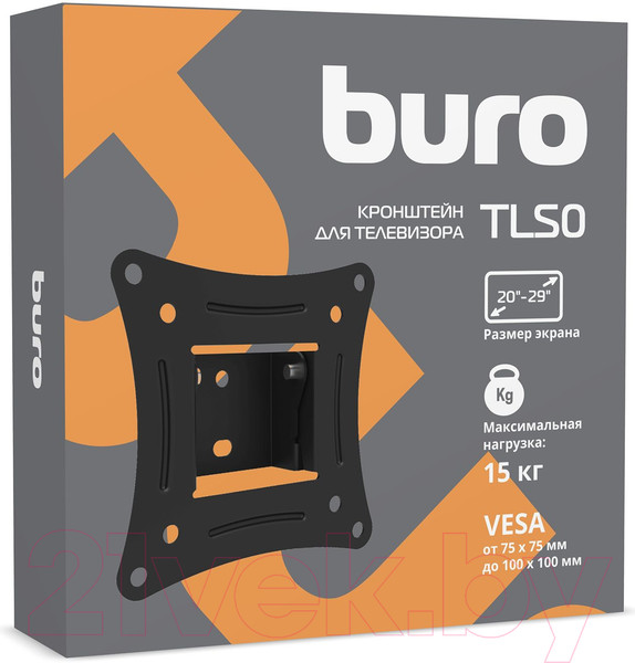 Изображение товара Кронштейн для телевизора Buro TLS0 (черный)
