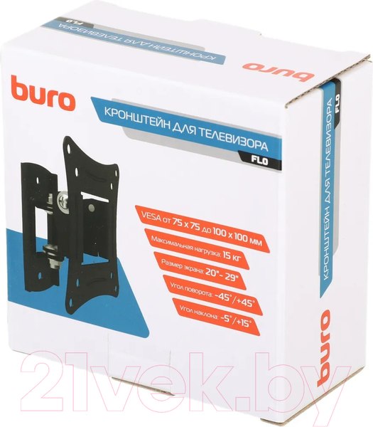Изображение товара Кронштейн для телевизора Buro FL0 (черный)