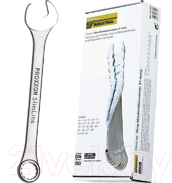 Изображение товара Набор ключей Proxxon SlimLine / 23822 (21 предмет)