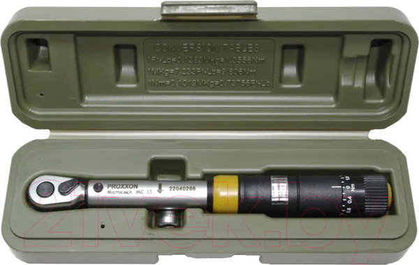 Изображение товара Гаечный ключ Proxxon Динамометрический MicroClick MC15 / 23345
