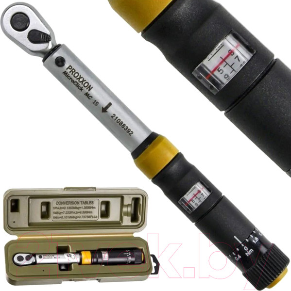 Изображение товара Гаечный ключ Proxxon Динамометрический MicroClick MC15 / 23345