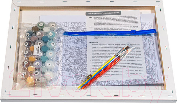 Изображение товара Картина по номерам БЕЛОСНЕЖКА Ренуар. Букет в античной вазе / 1150-AS