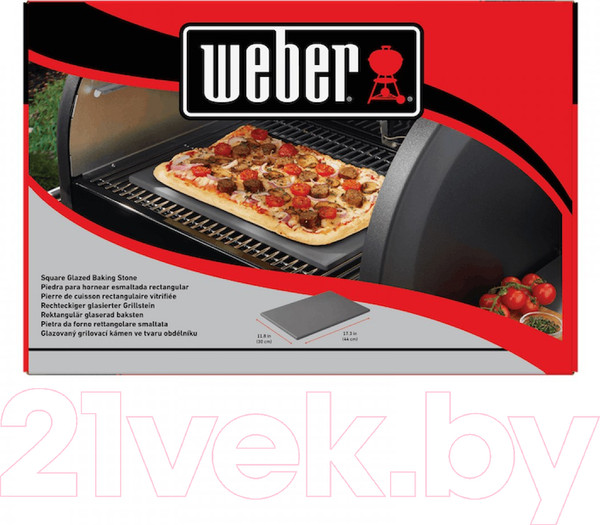 Изображение товара Камень для пиццы Weber Глазурованный 30x44 / 18414