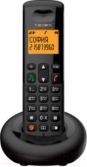 Изображение товара Беспроводной телефон Texet TX-D4905A (черный)