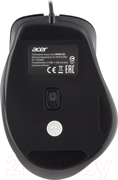 Изображение товара Мышь Acer OMW120 / ZL.MCEEE.00H (черный)