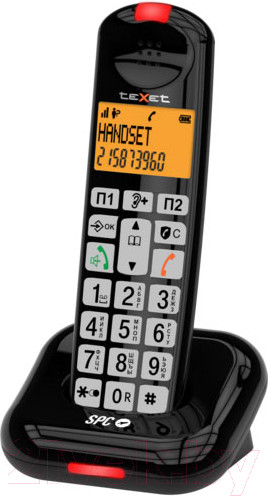 Изображение товара Беспроводной телефон Texet TX-D7855A (черный)