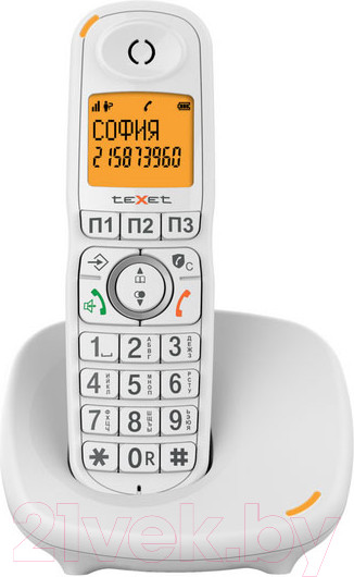 Изображение товара Беспроводной телефон Texet TX-D8905A (белый)