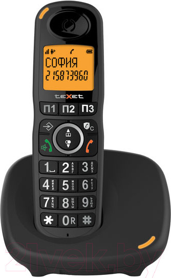 Изображение товара Беспроводной телефон Texet TX-D8905A (черный)
