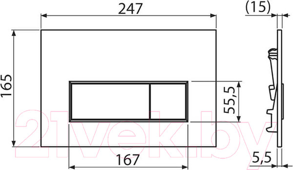 Изображение товара Инсталляция для унитаза Alcadrain AM101/1120-4:1 RU M571-0001
