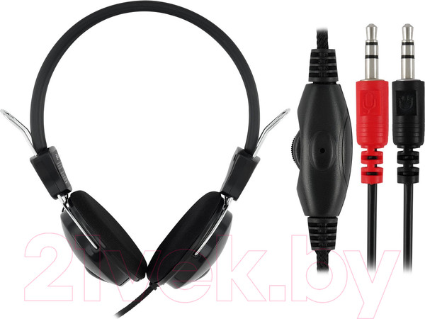 Изображение товара Наушники-гарнитура Оклик HS-M200 (черный)