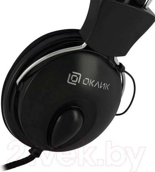 Изображение товара Наушники-гарнитура Оклик HS-M200 (черный)