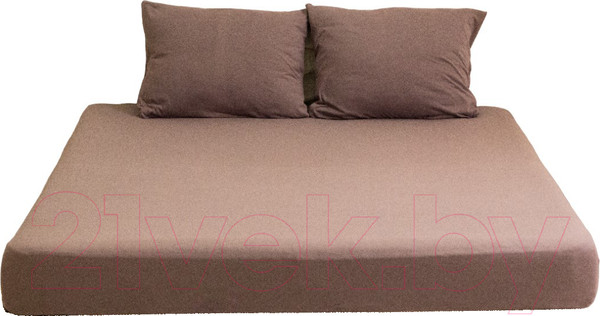 Изображение товара Простыня с наволочками Lilia КПБт-160 (капучино)