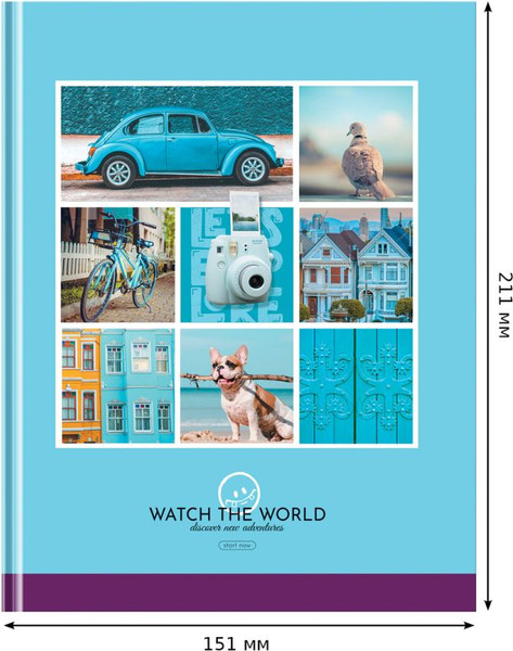 Изображение товара Записная книжка BG Watch The World / ББ5т80_лг 12104 (80л)