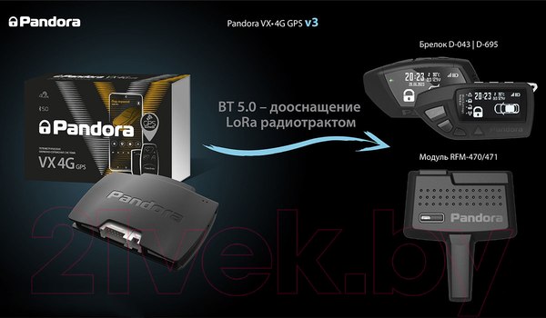 Изображение товара Автосигнализация Pandora VX-4G GPS v3