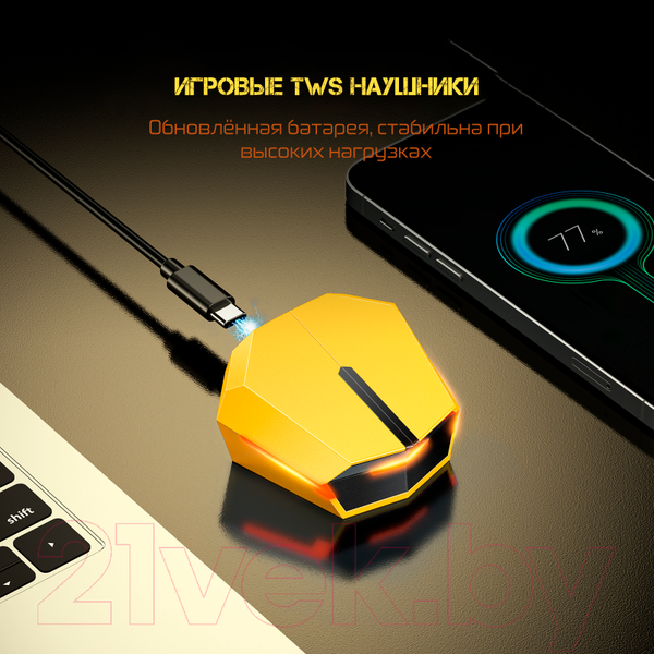 Изображение товара Беспроводные наушники Onikuma T32 Sun Burst