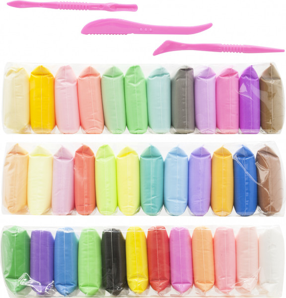 Изображение товара Пластилин легкий Silwerhof Веселые друзья / LC36OP-540st (36цв)