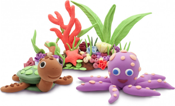 Изображение товара Пластилин легкий Silwerhof Веселые друзья / LC36OP-540st (36цв)