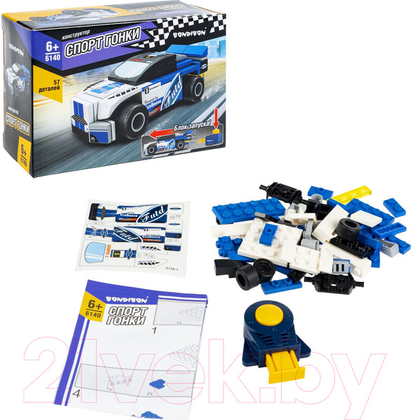 Изображение товара Конструктор инерционный Bondibon Спорт Гонки / ВВ6140