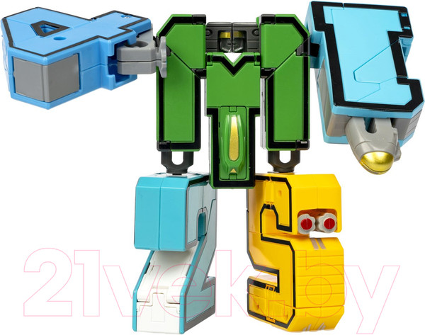 Изображение товара Игрушка-трансформер Bondibon Bondibot Цифра 1 / ВВ5871-А (розовый)