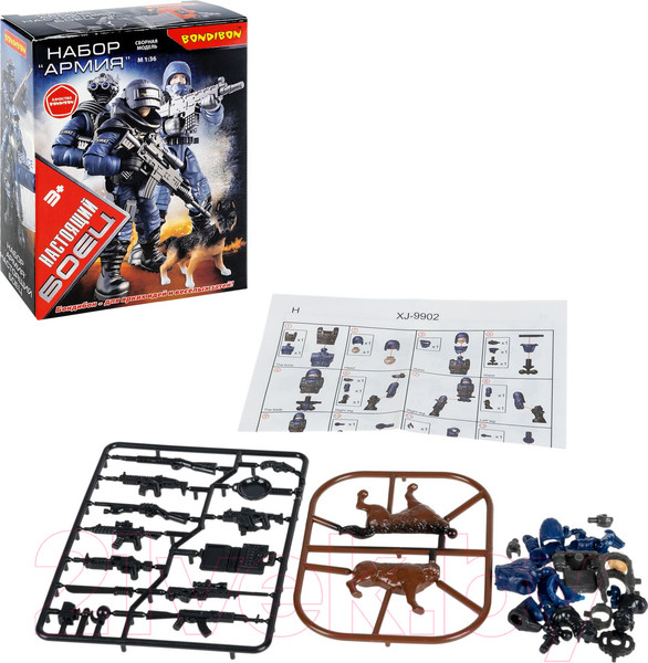 Изображение товара Набор фигурок игровых Bondibon Настоящий боец. Спецназовец / ВВ6245