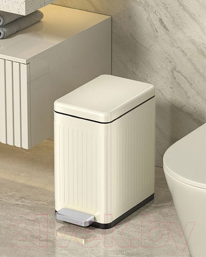 Изображение товара Мусорное ведро WeltWasser Magy MK 6L (молочный/белый)