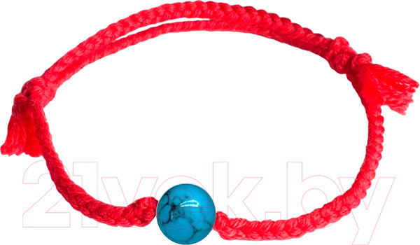 Изображение товара Браслет Wolves Красная нить с бирюзой 40813