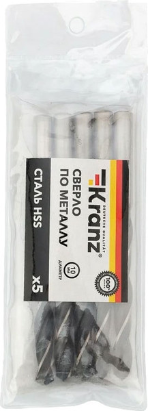 Изображение товара Набор сверл Kranz KR-91-0629 (5шт)