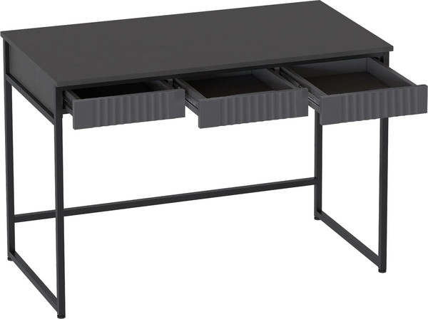 Изображение товара Письменный стол Мебельград Нора (металл бруклин/графит)