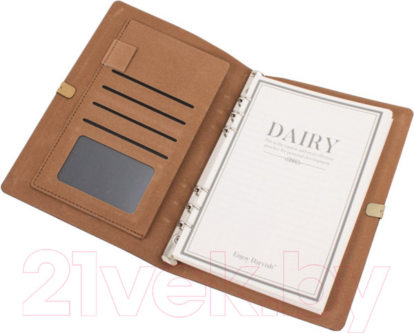 Изображение товара Ежедневник Darvish DV-14825B (96л, коричневый)