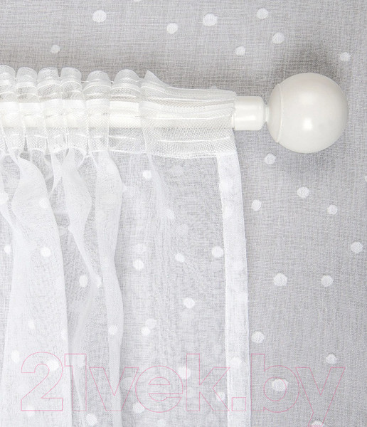 Изображение товара Гардина LEGRAND Спот 300x280 / 58128756 с утяжелителем (белый)