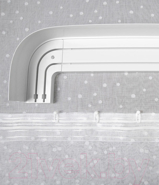 Изображение товара Гардина LEGRAND Спот 300x280 / 58128756 с утяжелителем (белый)