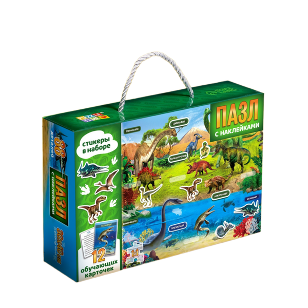 Изображение товара Развивающая игра Puzzle Time Обучающий. Эпоха динозавров / 9437381