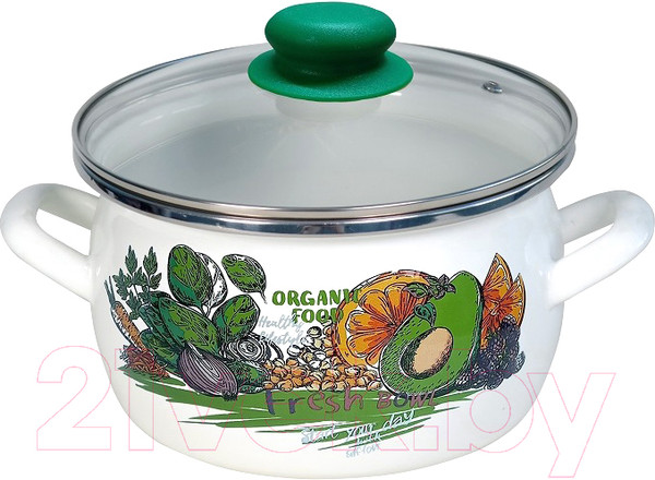 Изображение товара Кастрюля Сантэкс Авокадо 1-2440112 (белый)