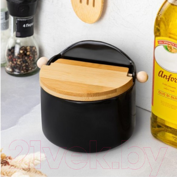 Изображение товара Емкость для хранения Elan Gallery 240362 (черный)