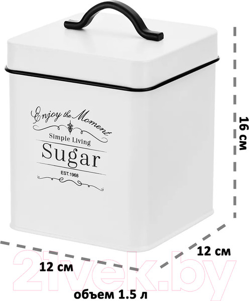 Изображение товара Набор емкостей для хранения Elan Gallery Tea, Coffee, Sugar / 240379