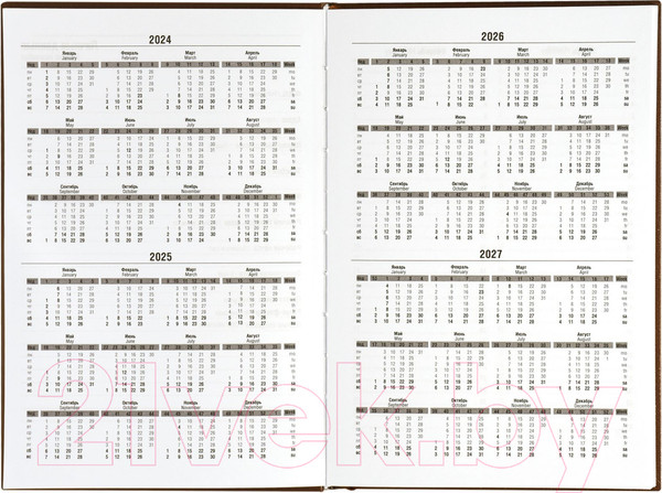 Изображение товара Ежедневник Lite Derbi / DNBL-DRBA5/Brw (136л, коричневый)