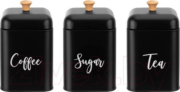Изображение товара Набор емкостей для хранения Elan Gallery Tea, Coffee, Sugar / 240388