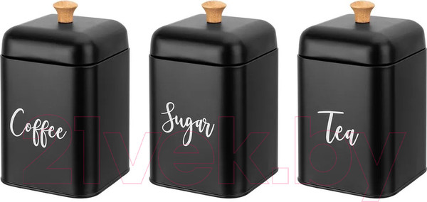 Изображение товара Набор емкостей для хранения Elan Gallery Tea, Coffee, Sugar / 240388