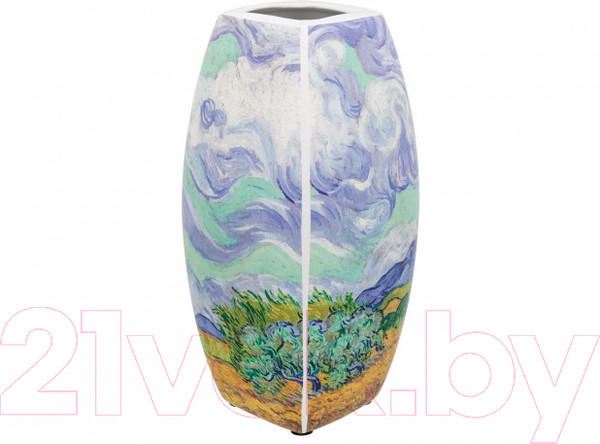 Изображение товара Ваза Elan Gallery Пшеничное поле с кипарисами / 420574 