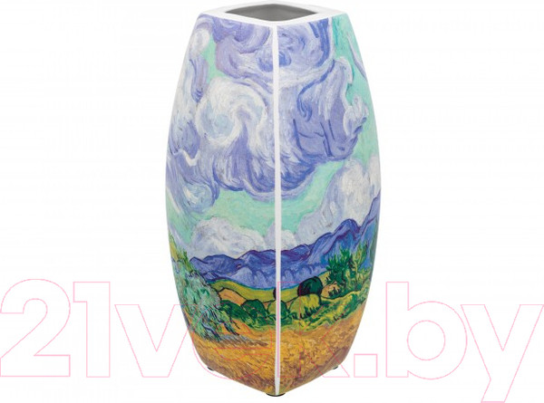 Изображение товара Ваза Elan Gallery Пшеничное поле с кипарисами / 420574 