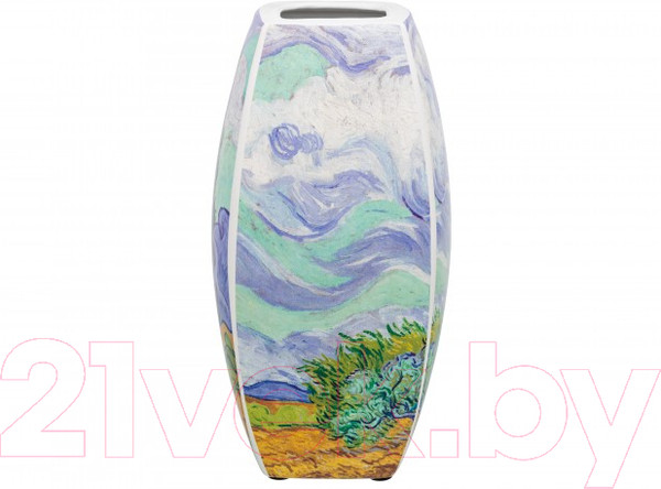 Изображение товара Ваза Elan Gallery Пшеничное поле с кипарисами / 420574 