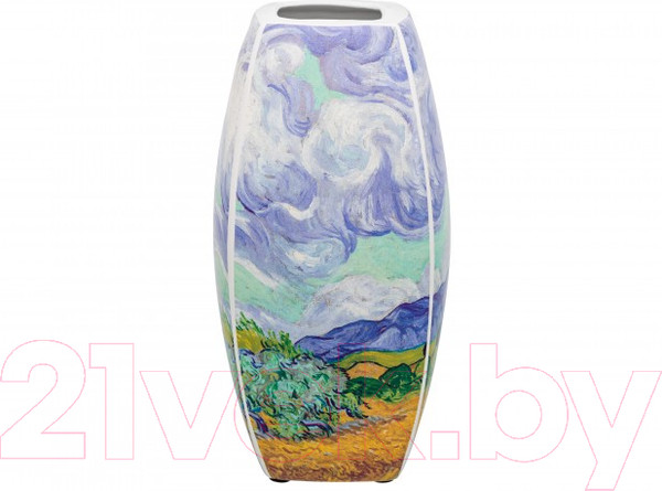 Изображение товара Ваза Elan Gallery Пшеничное поле с кипарисами / 420574 