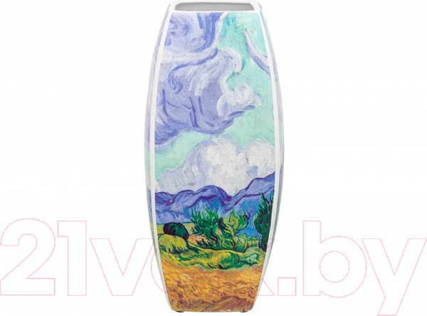 Изображение товара Ваза Elan Gallery Пшеничное поле с кипарисами / 420583