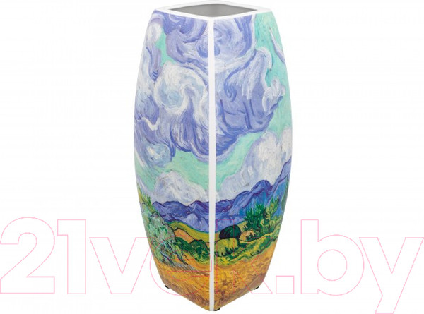 Изображение товара Ваза Elan Gallery Пшеничное поле с кипарисами / 420592