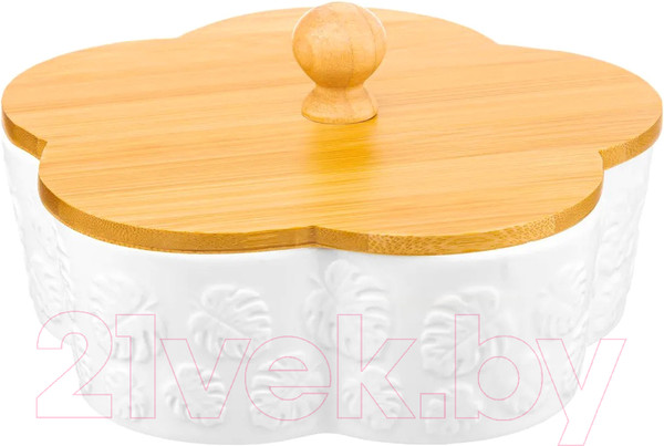 Изображение товара Емкость для хранения Elan Gallery Цветок Тропики / 540642 