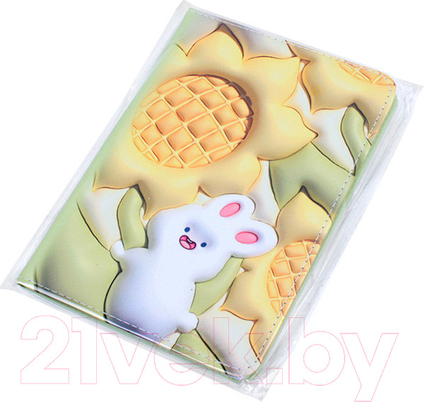 Изображение товара Записная книжка Darvish Зайка с подсолнухом / DV-14845F (80л)