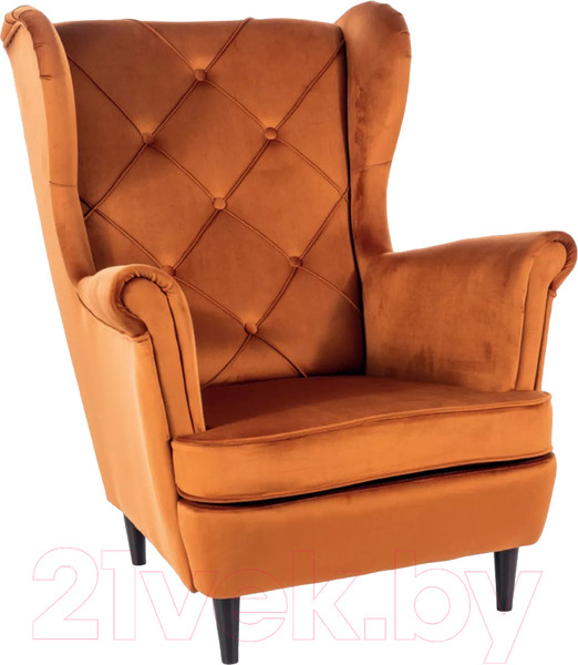 Изображение товара Кресло мягкое Signal Lady Velvet (Bluvel 4215 корица/венге)