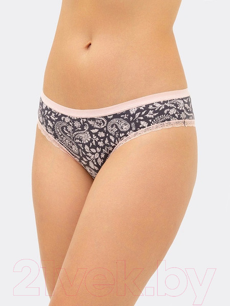 Изображение товара Комплект женских трусов Mark Formelle 412281-3 (р.106, пейсли на графите)