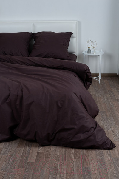 Изображение товара Пододеяльник Milanika Шоколад Евро (поплин г/к)